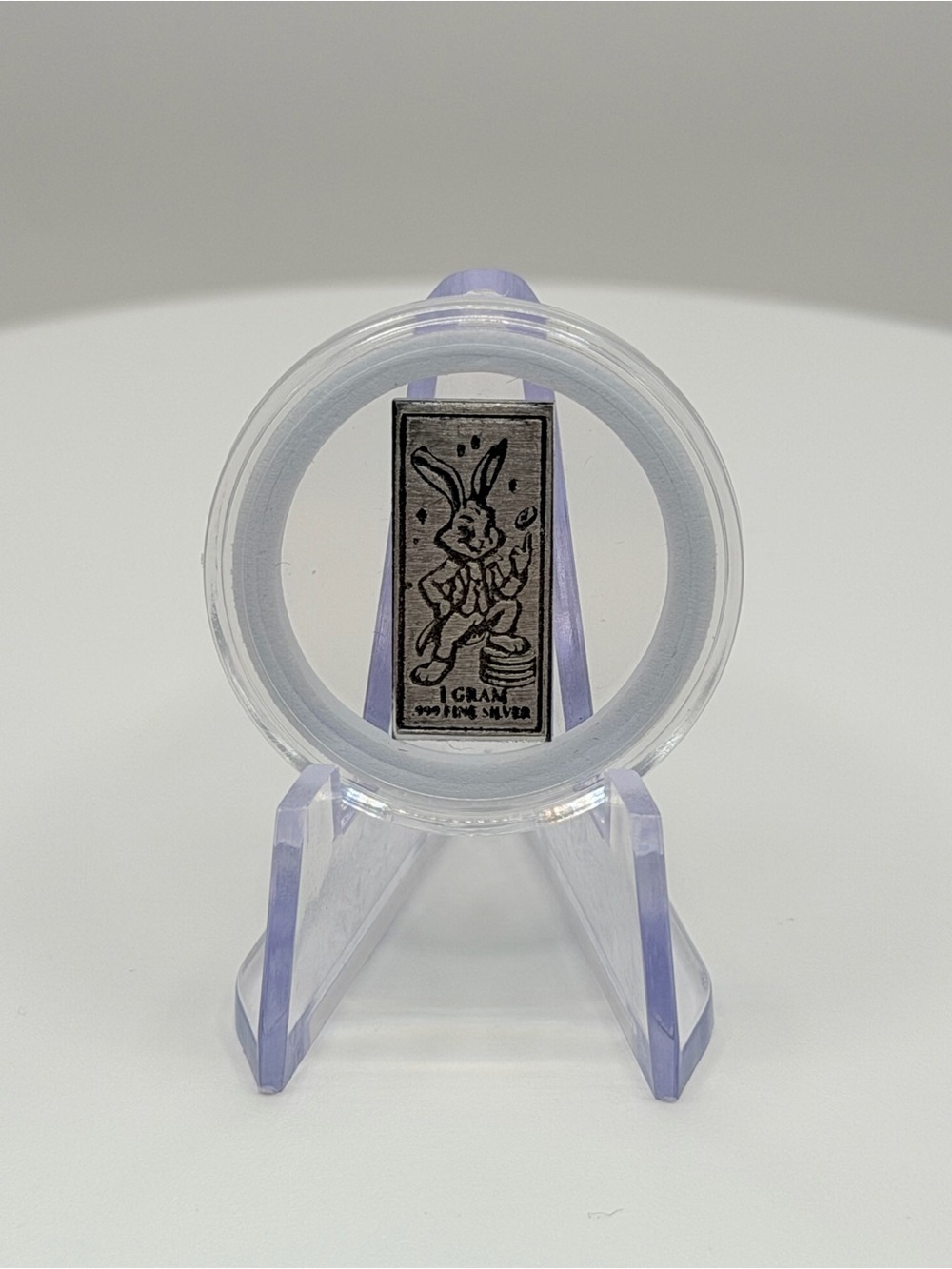 1 Gram .999 Fine Premium Silver Money Bunny Bar - Limited Edition!
